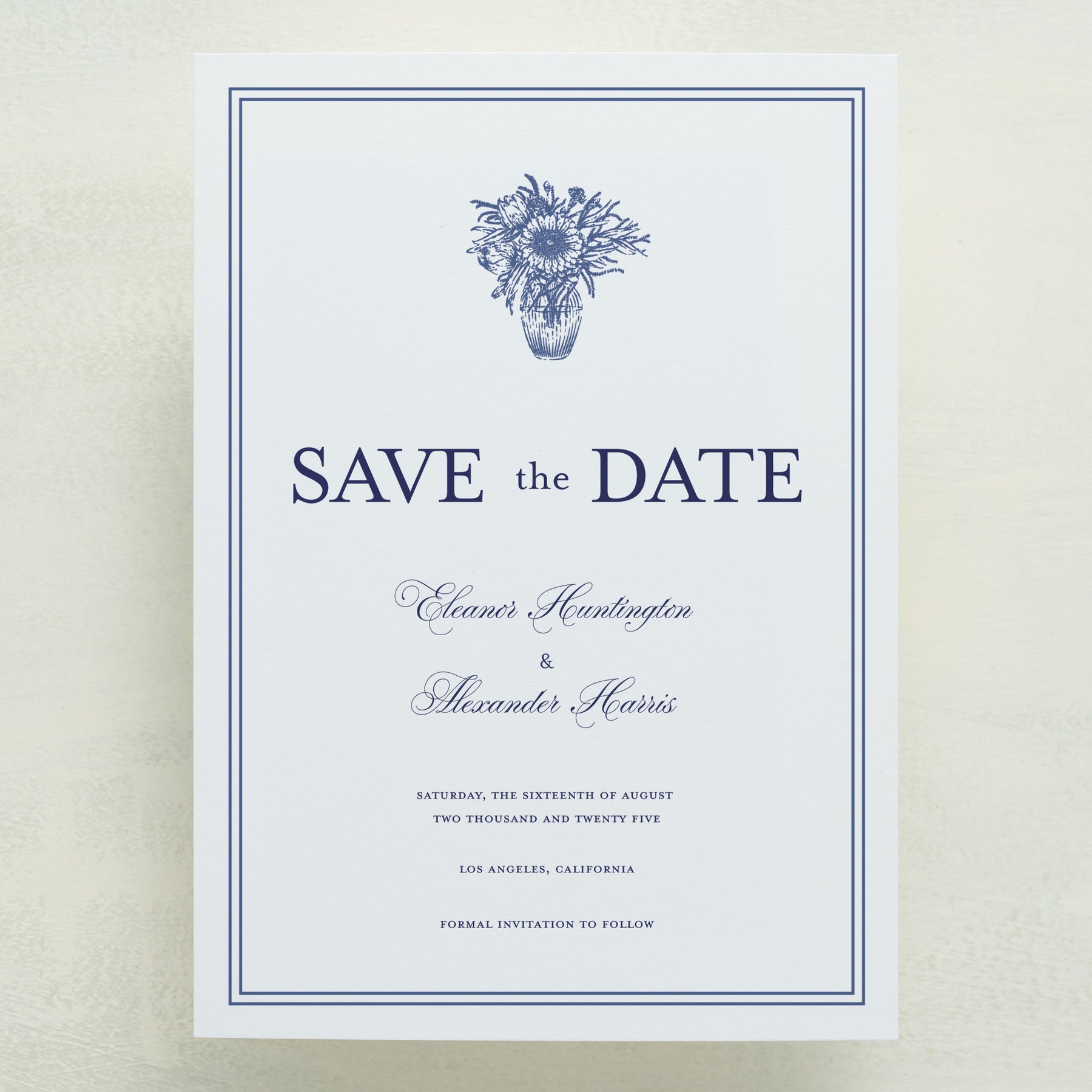 (Sample) Maison Save The Date