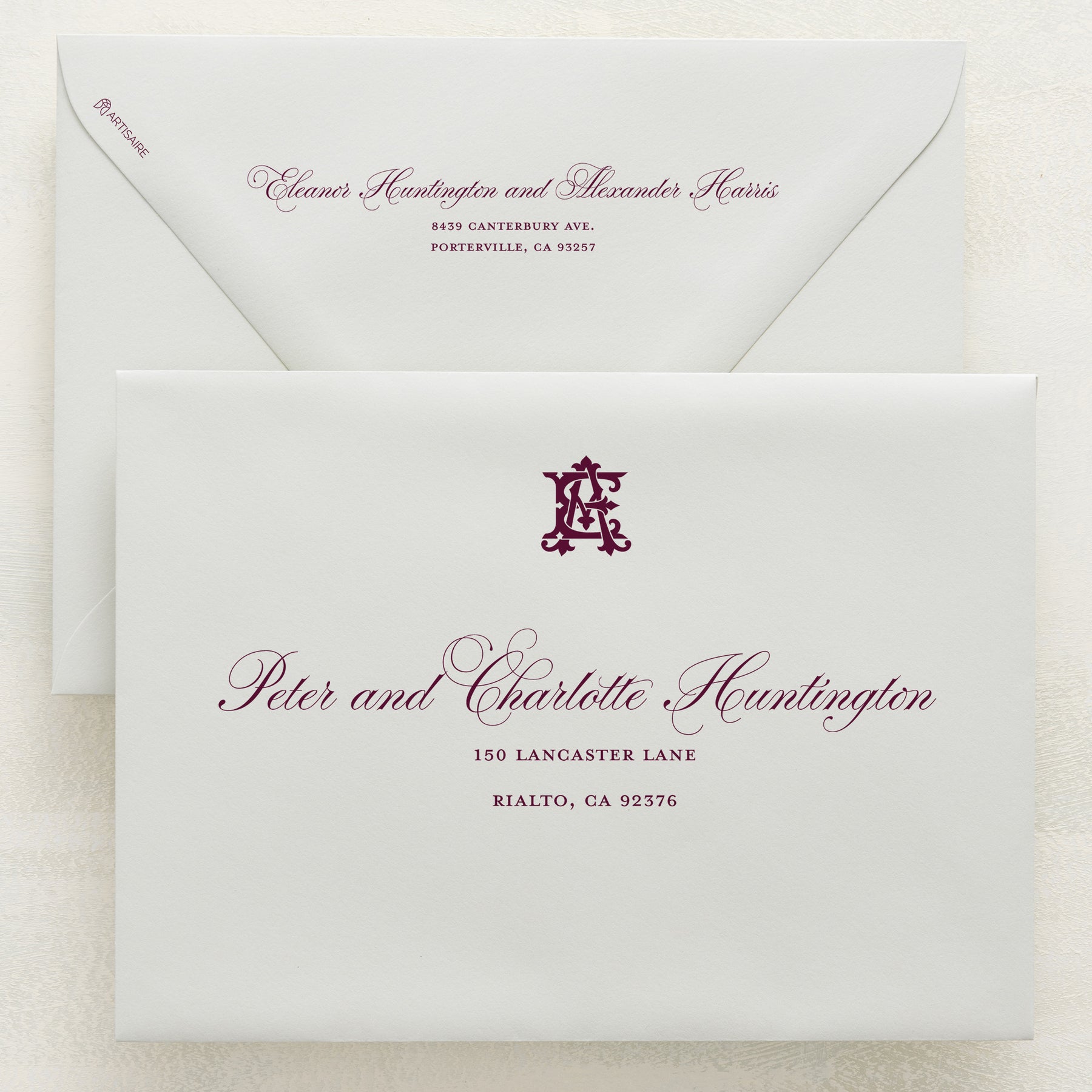 Maison Addressed Envelopes