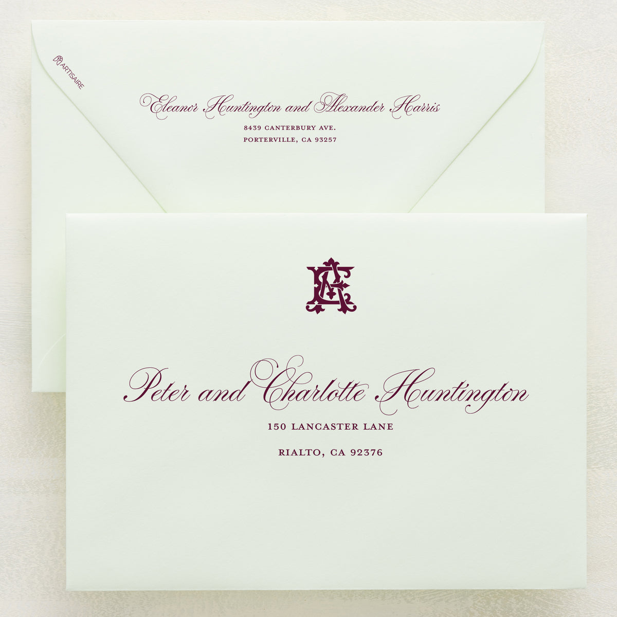 Maison Addressed Envelopes