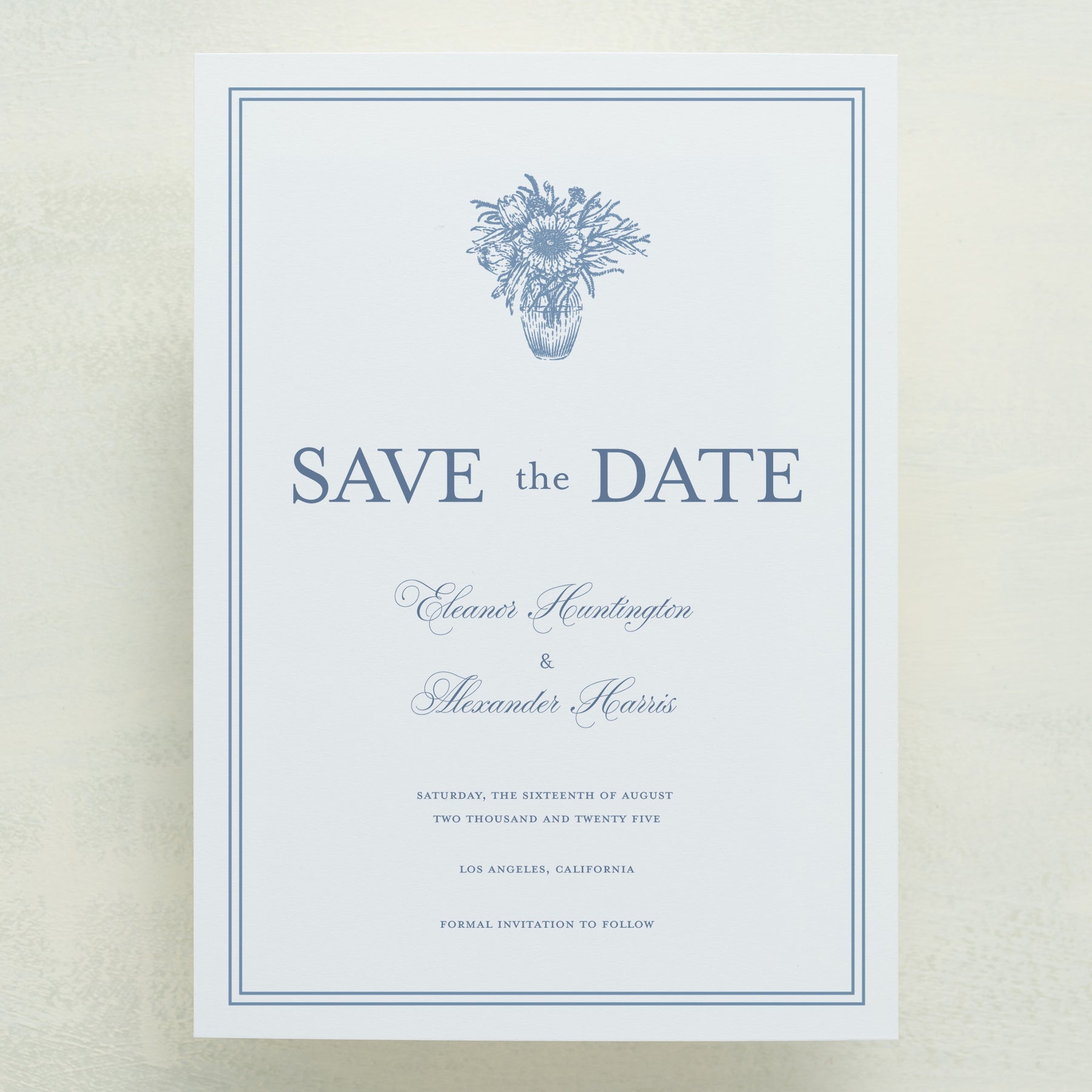 (Sample) Maison Save The Date