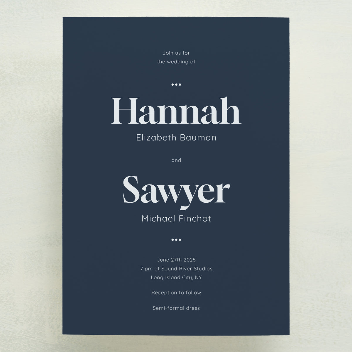 Manhattan Wedding Invitations