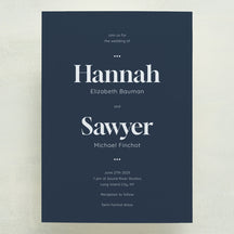 (Sample) Manhattan Wedding Invitations