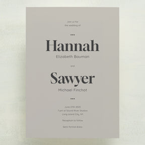 Manhattan Wedding Invitations