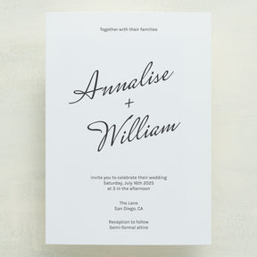 (Sample) Whisked Away Wedding Invitations