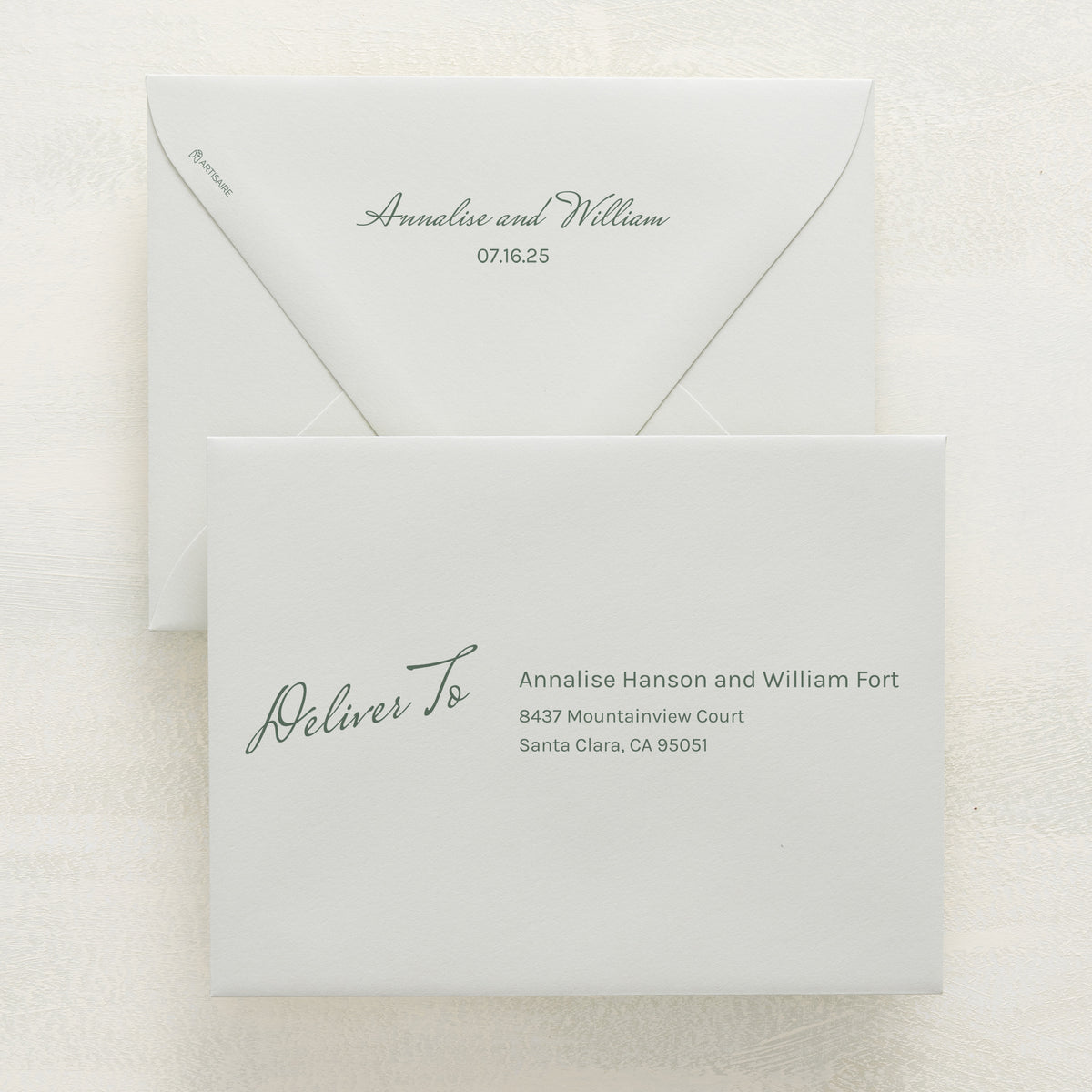 Whisked Away Reply Envelopes