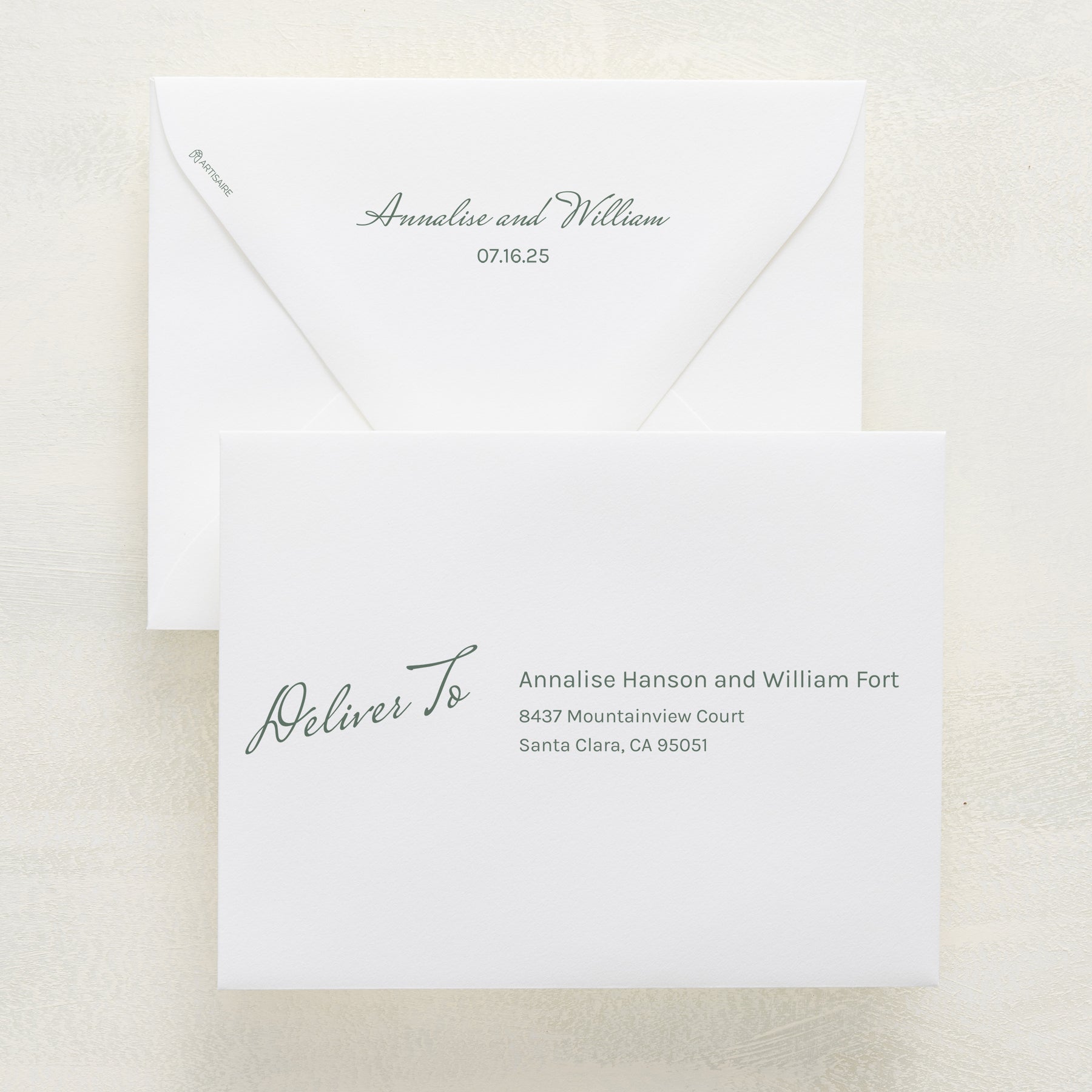 Whisked Away Reply Envelopes