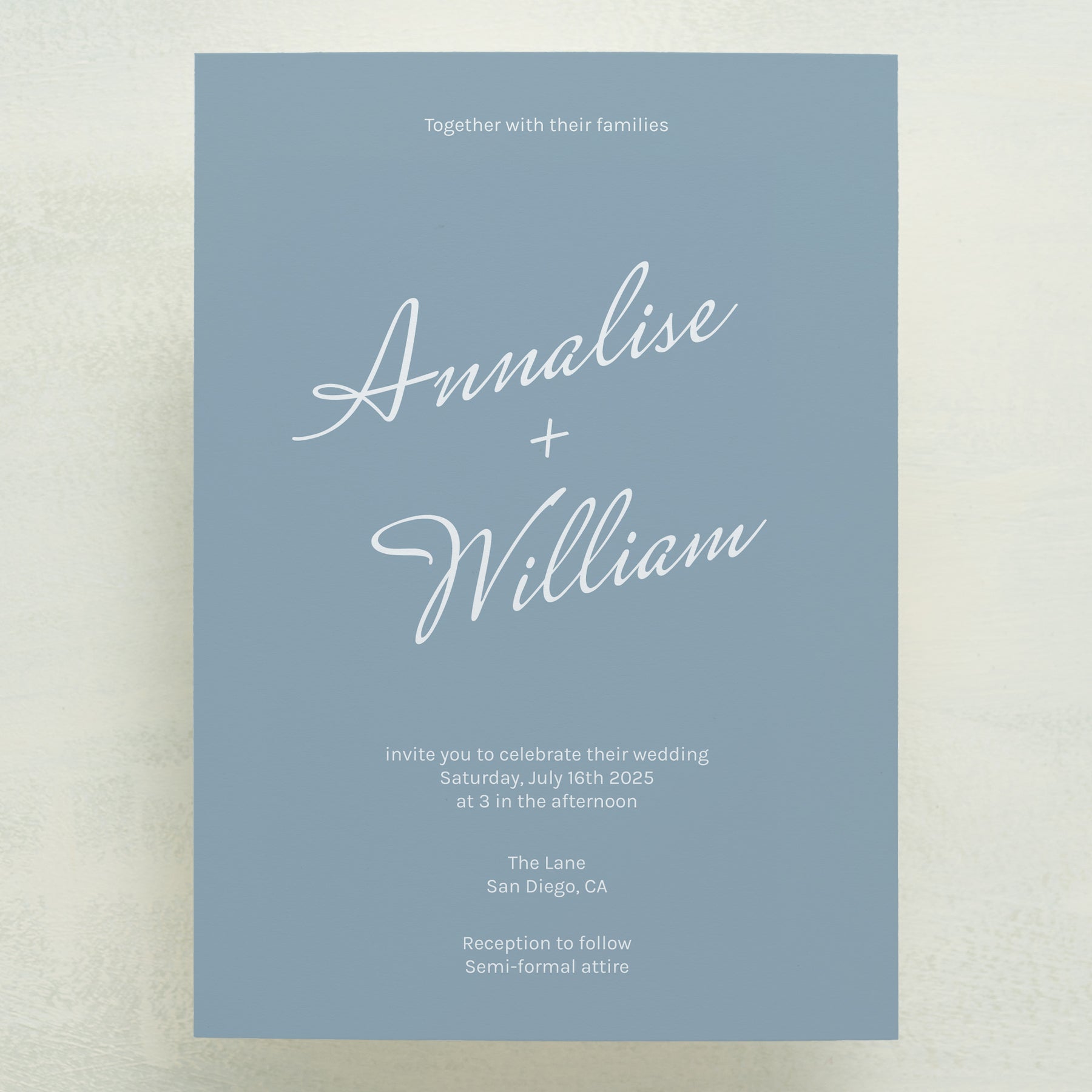 Whisked Away Wedding Invitations (Sample)