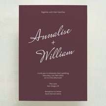 Whisked Away Wedding Invitations (Sample)