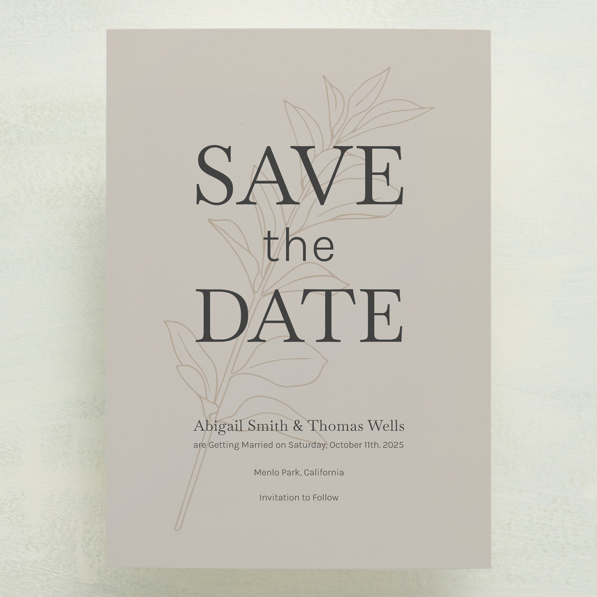 Embellished Save The Date
