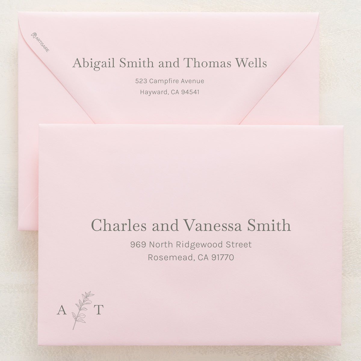 Embellished Addressed Envelopes