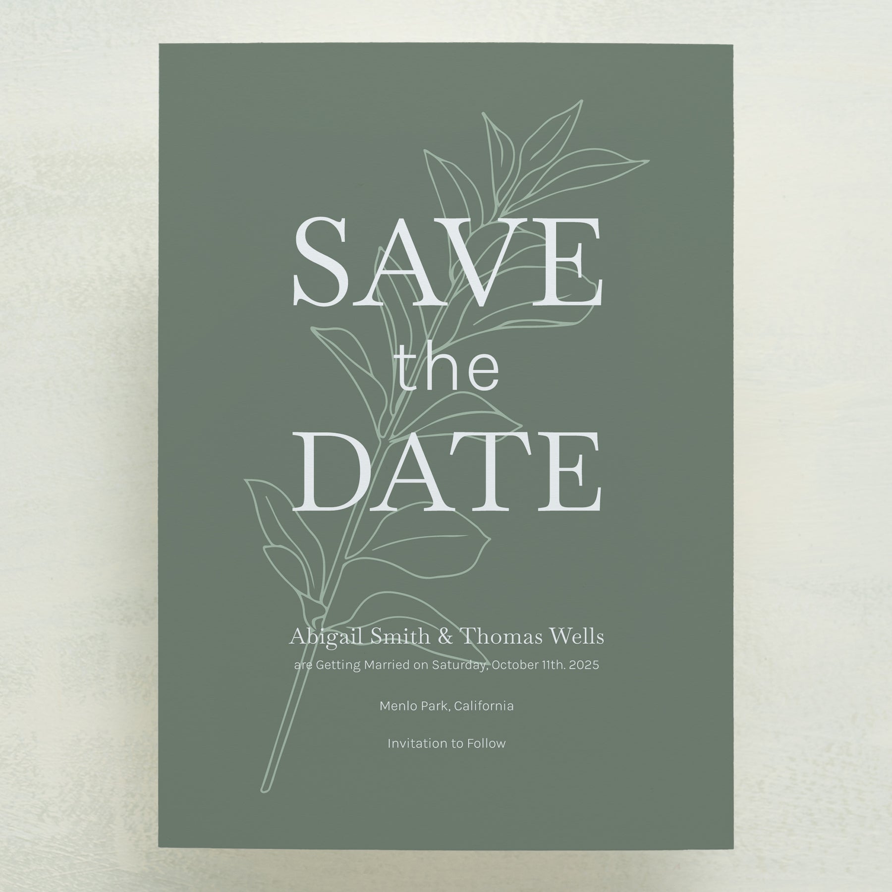 (Sample) Embellished Save The Date