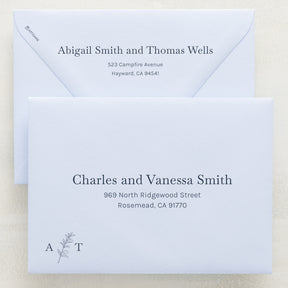 Embellished Addressed Envelopes