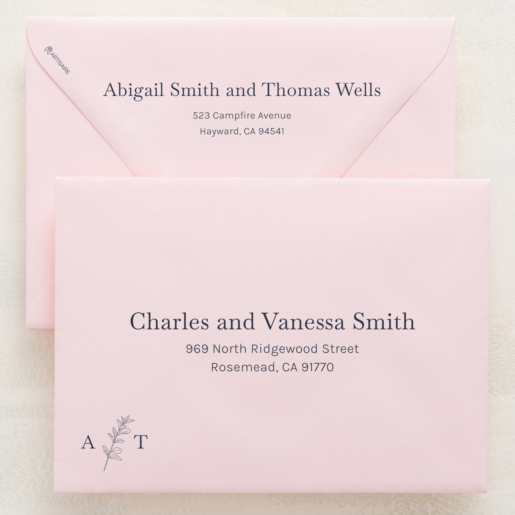 Embellished Addressed Envelopes