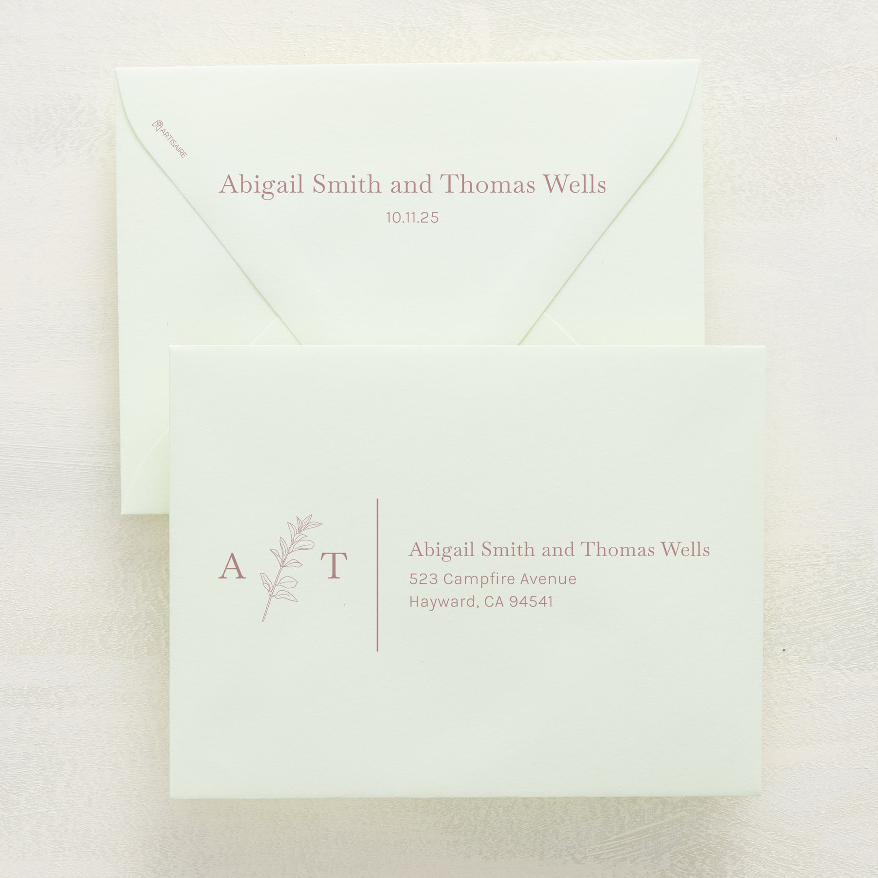 Embellished Reply Envelopes