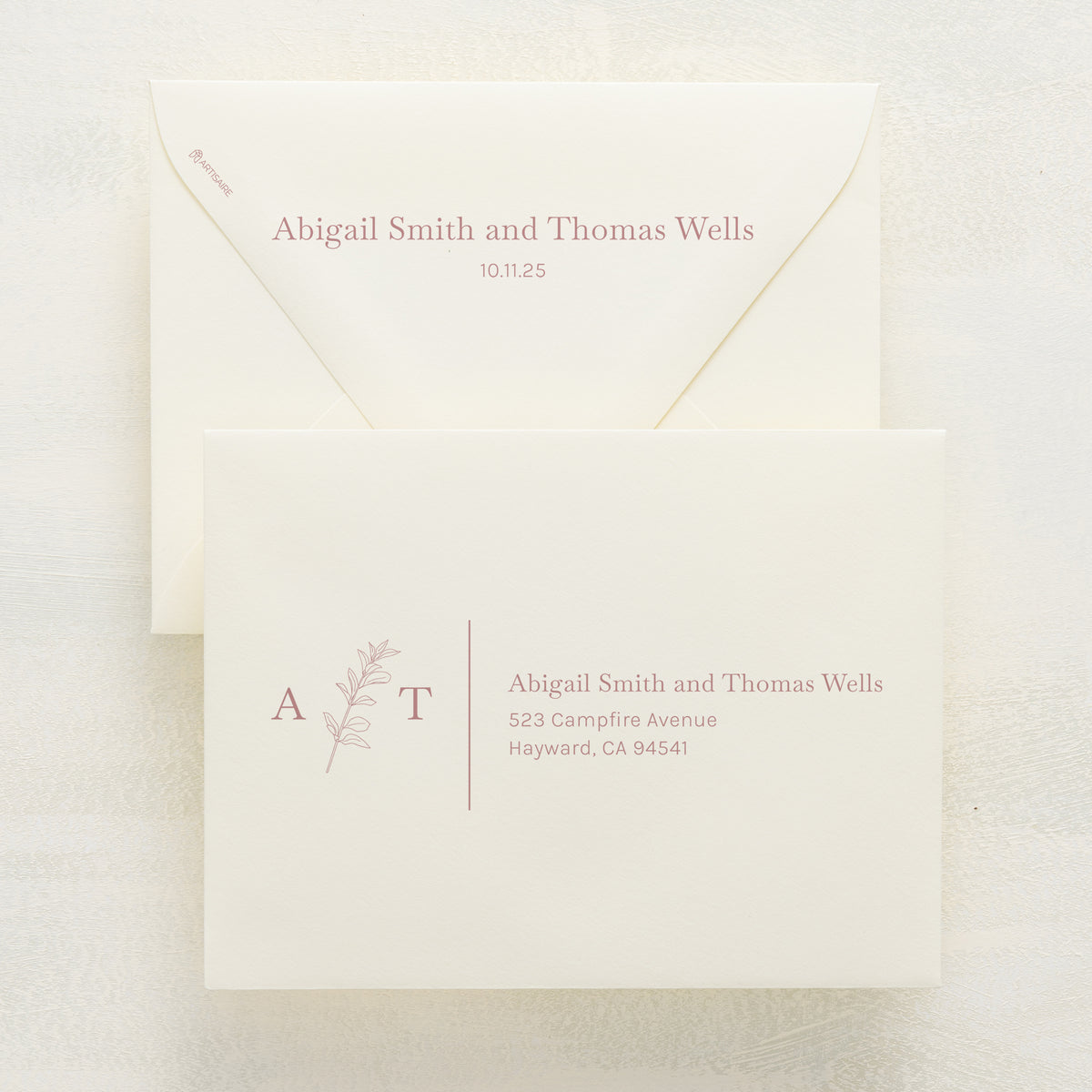 Embellished Reply Envelopes