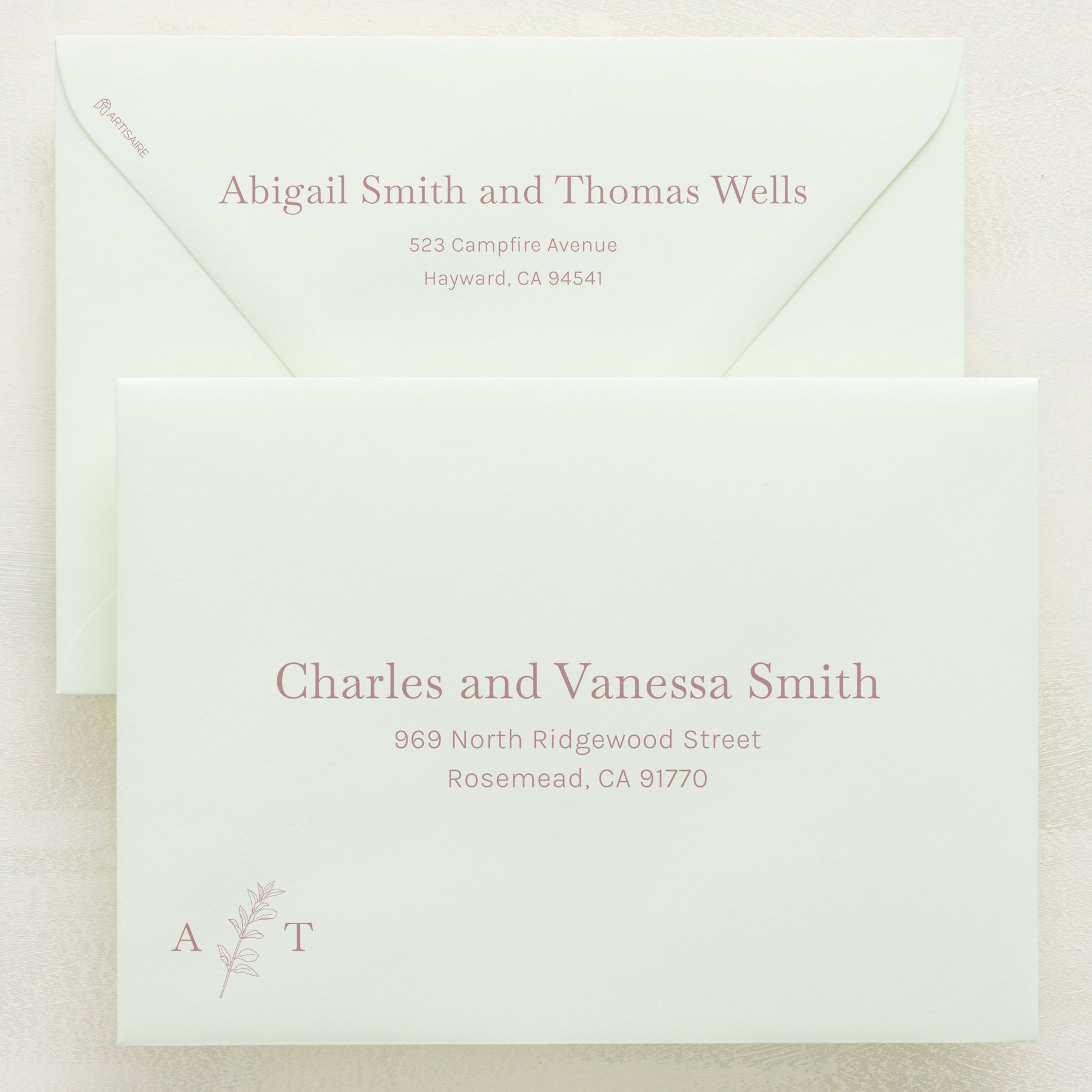 Embellished Addressed Envelopes