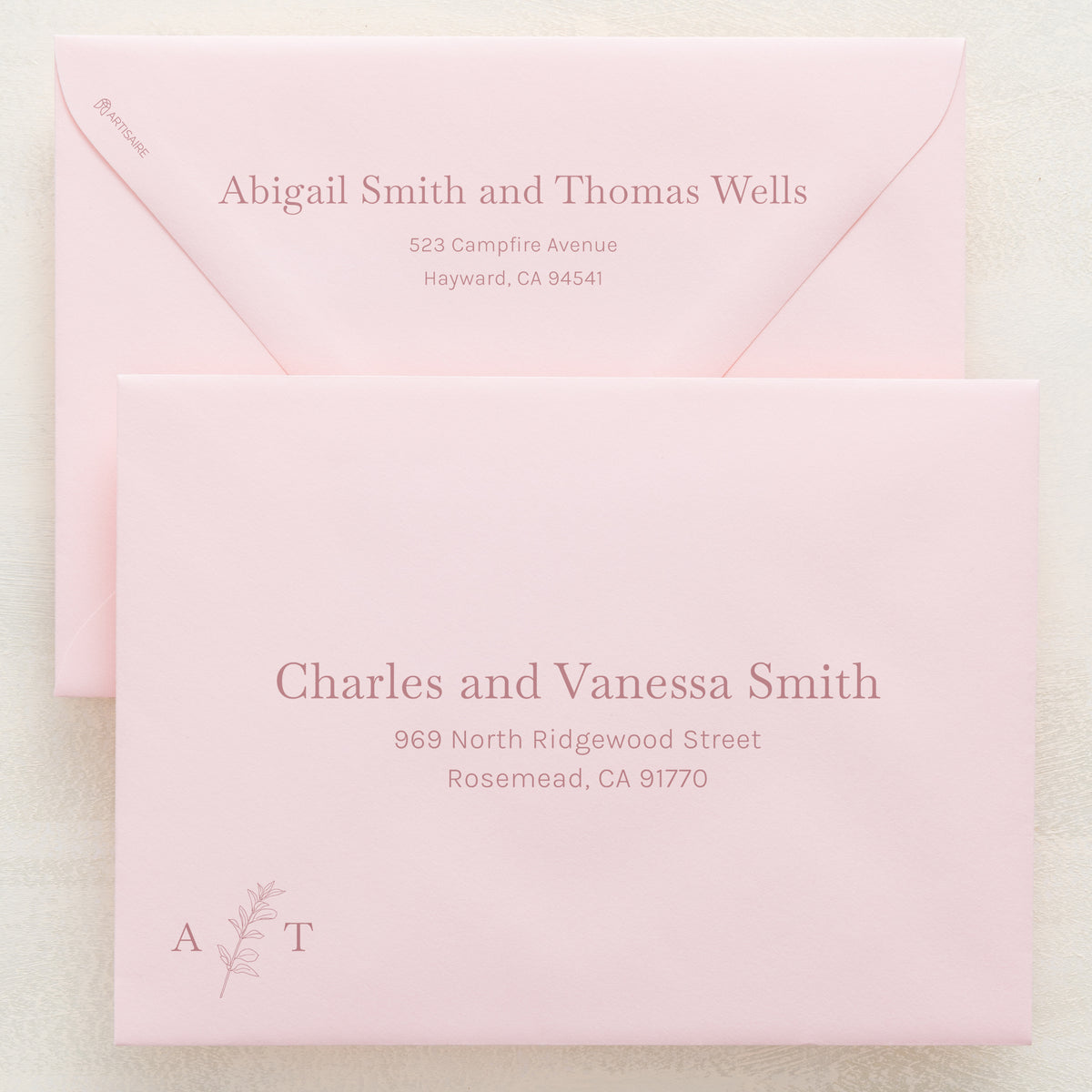 Embellished Addressed Envelopes