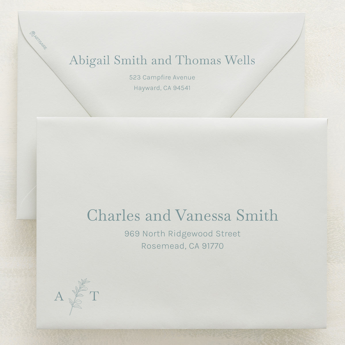 Embellished Addressed Envelopes