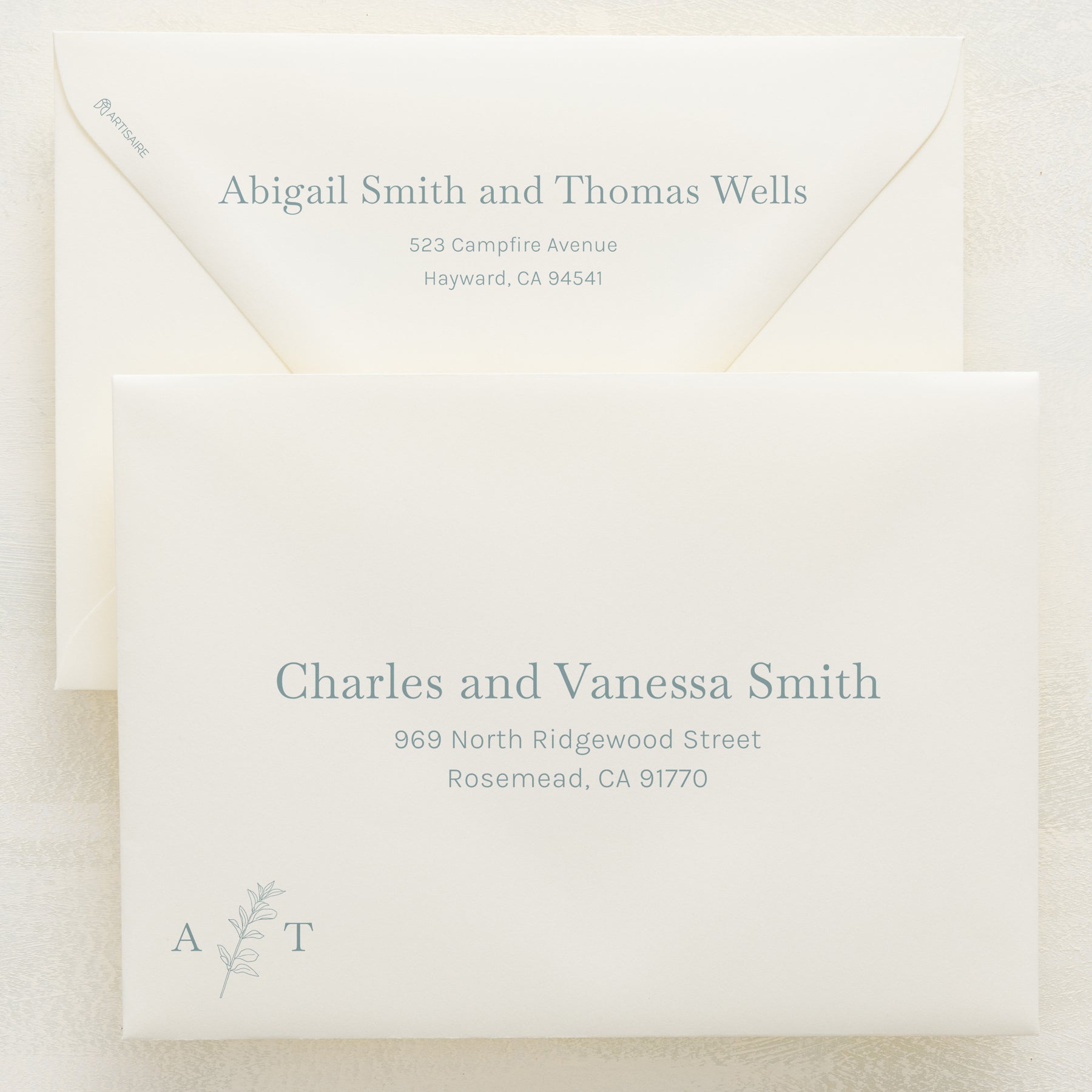 Embellished Addressed Envelopes