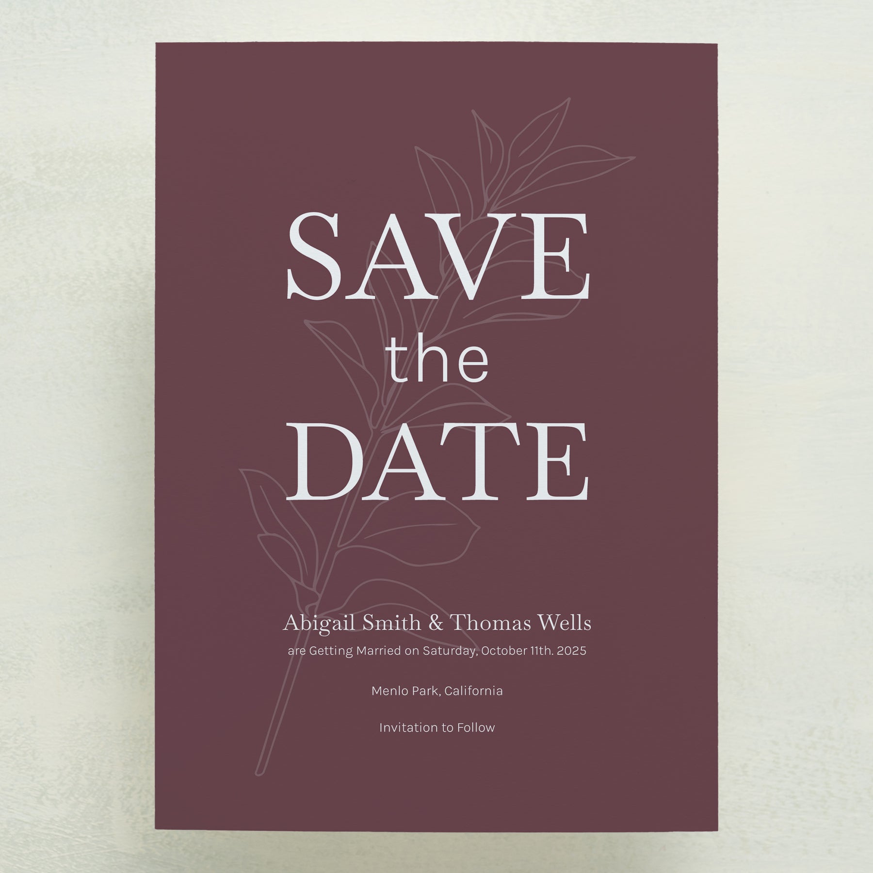 Embellished Save The Date