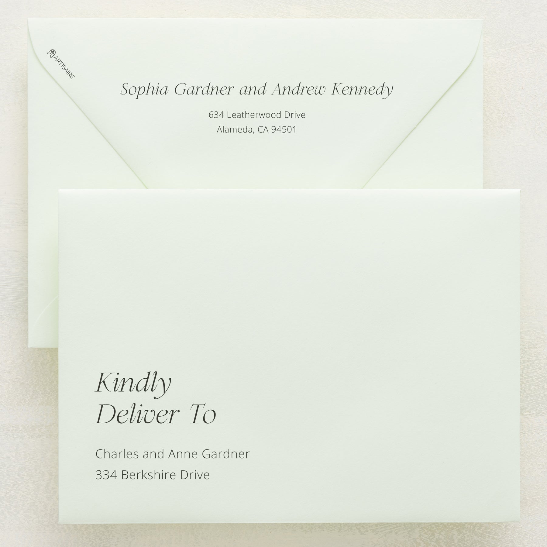 (Sample) Serendipity Addressed Envelopes