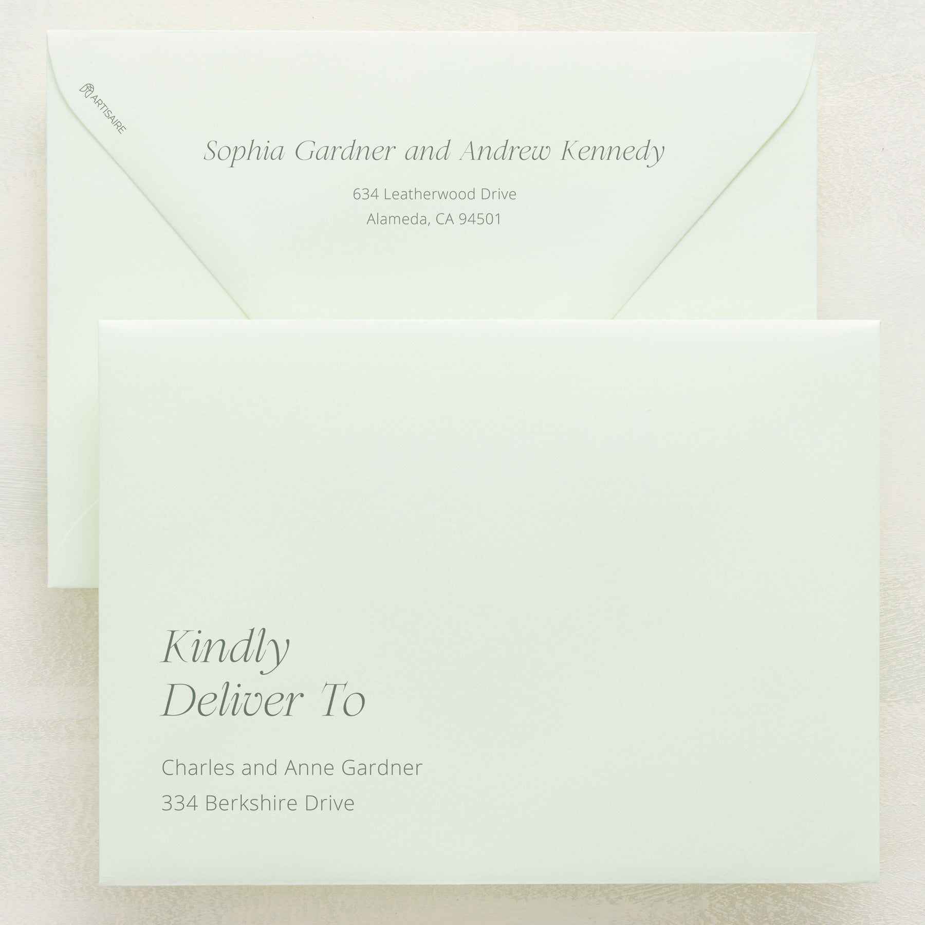 (Sample) Serendipity Addressed Envelopes