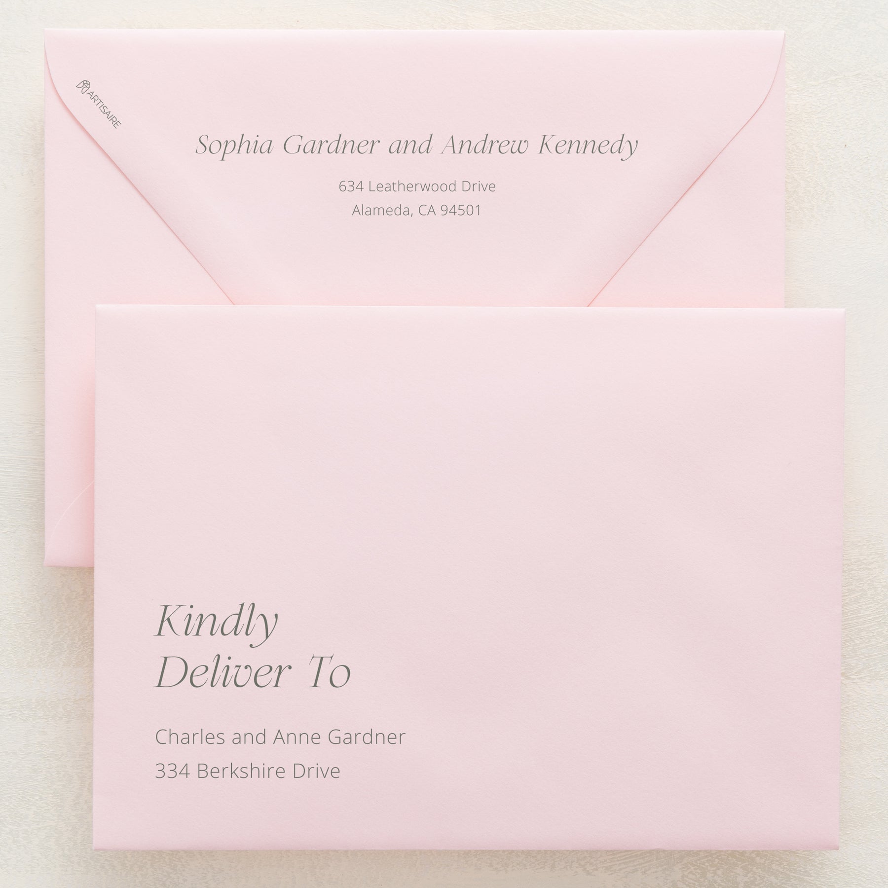 (Sample) Serendipity Addressed Envelopes