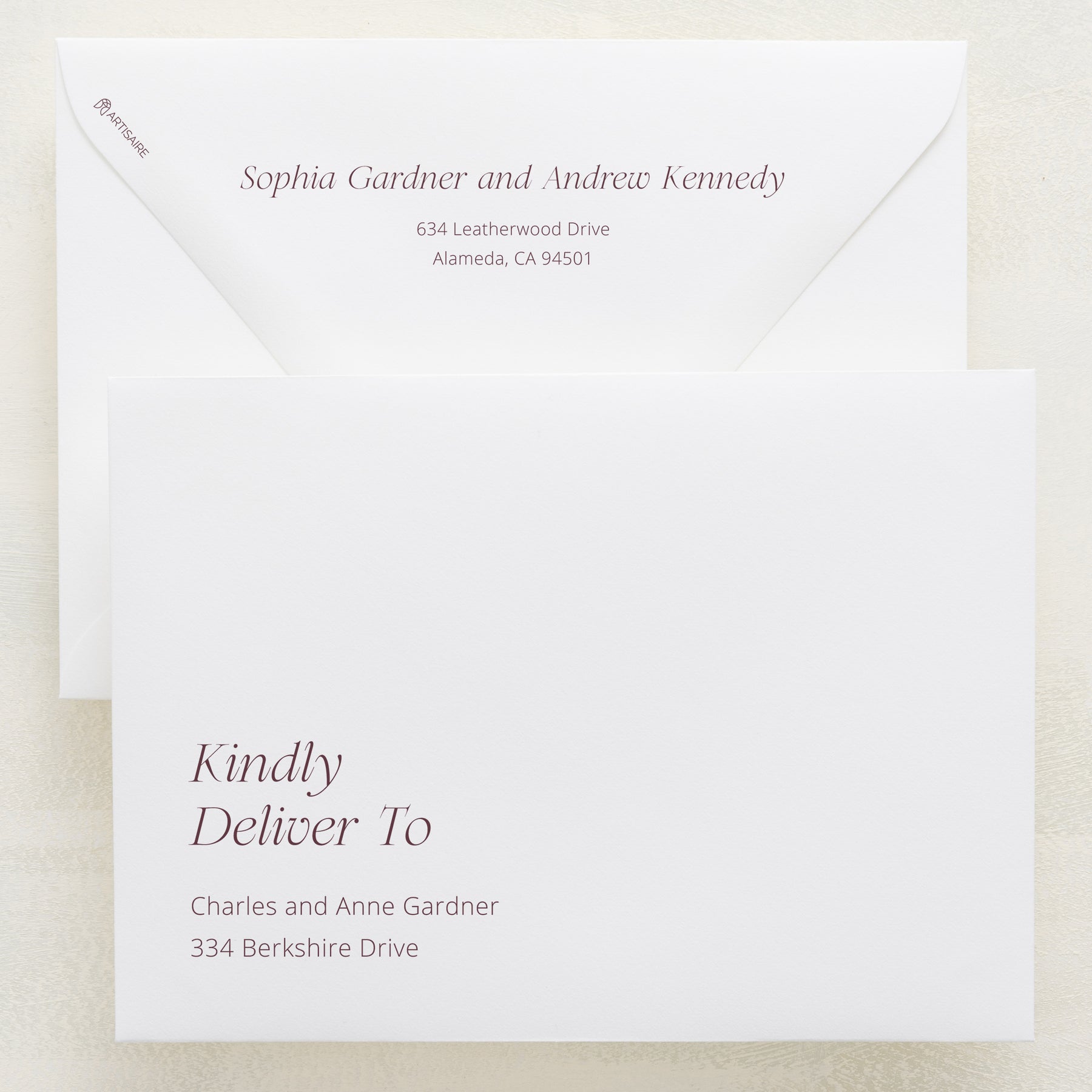 Serendipity Addressed Envelopes