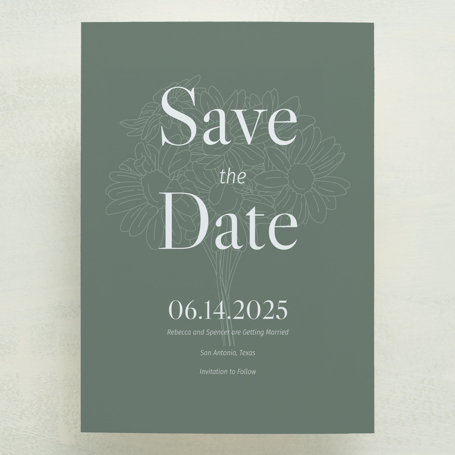 (Sample) Coming Home Save The Date