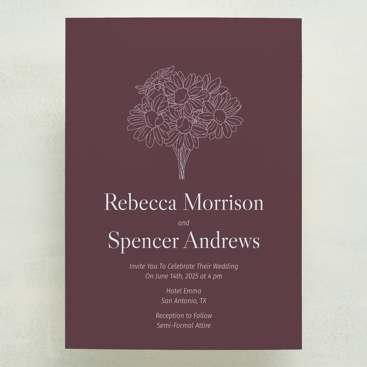 Coming Home Wedding Invitations