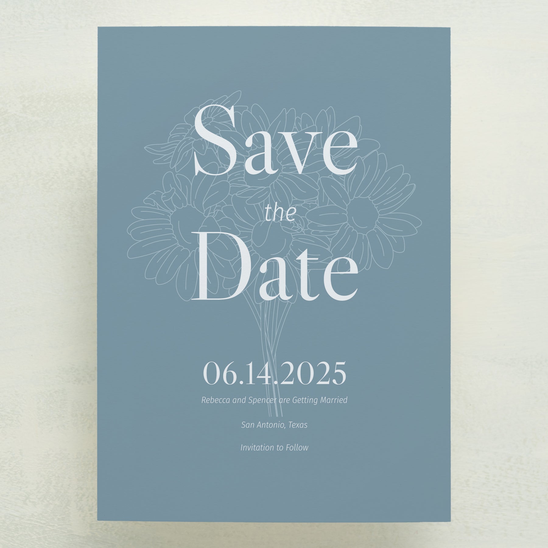 (Sample) Coming Home Save The Date