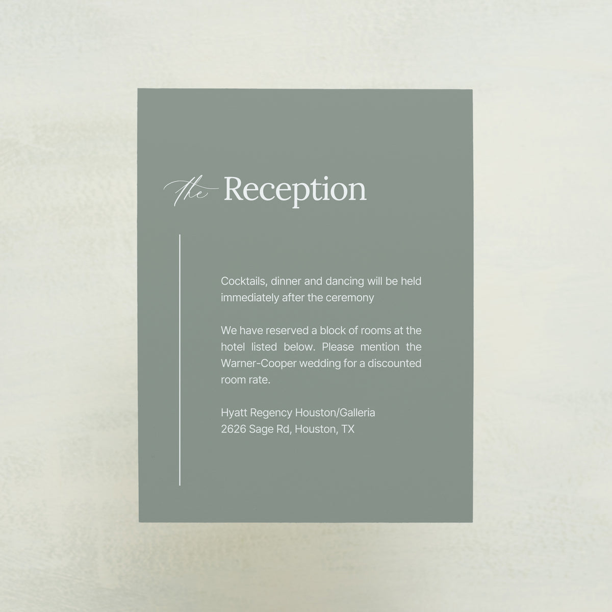 Intention Details Card