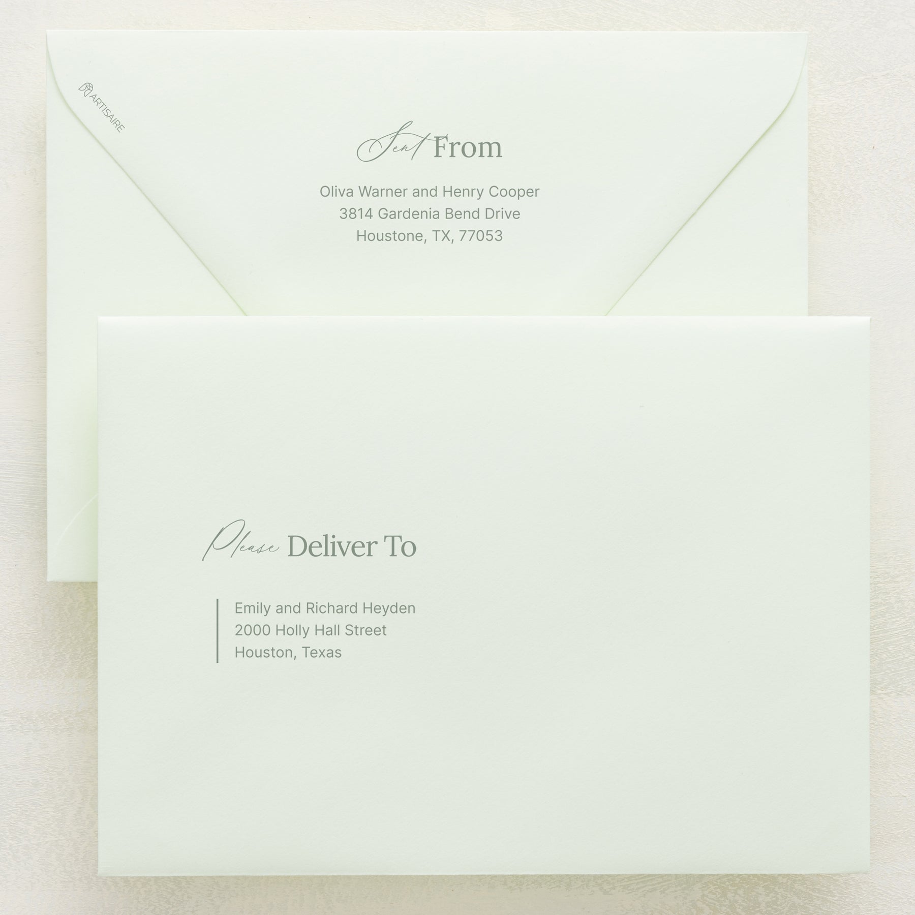 Intention Addressed Envelopes