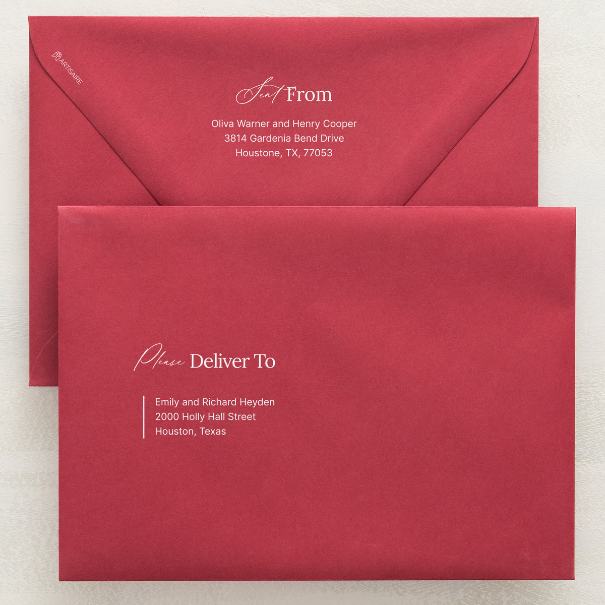 Intention Addressed Envelopes