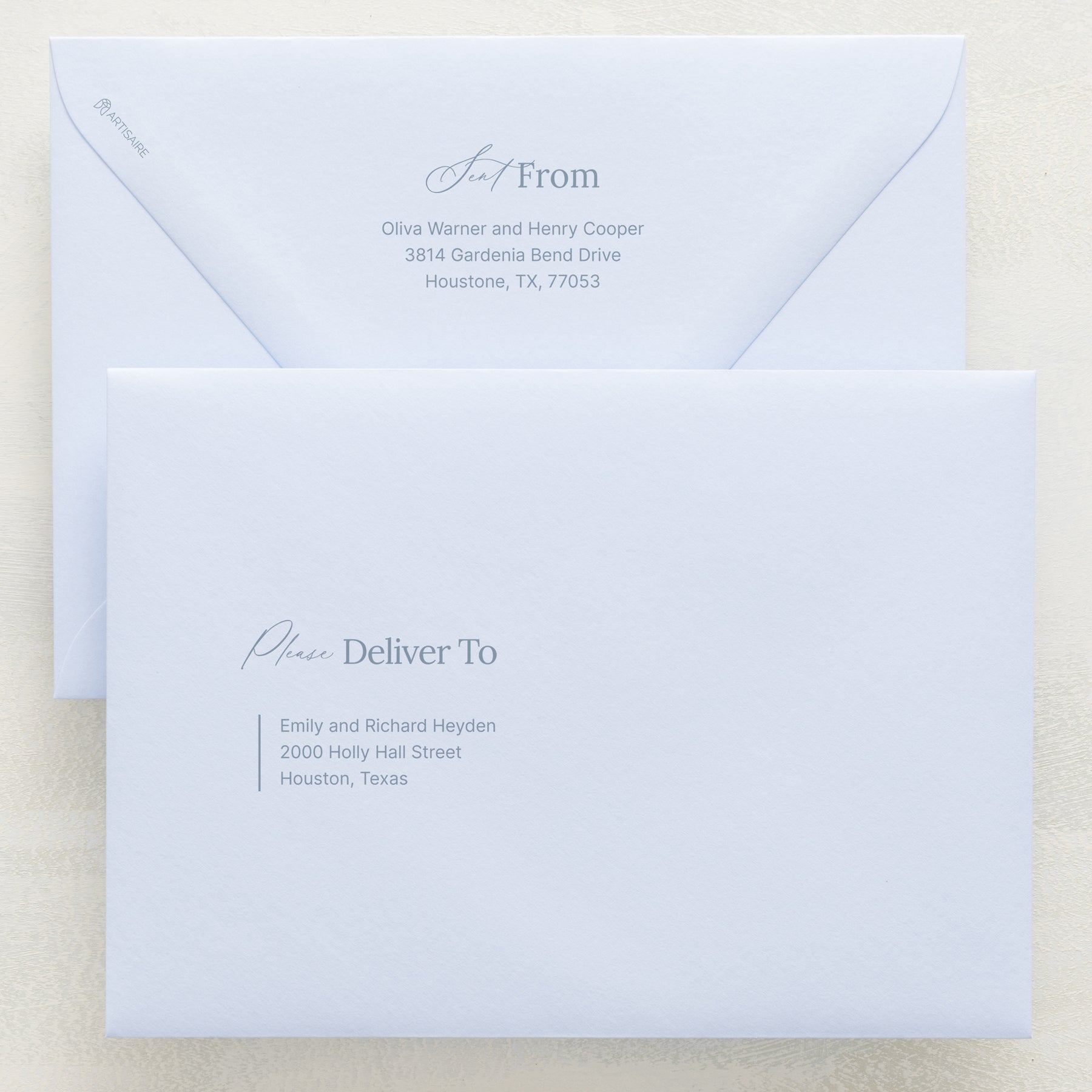 Intention Addressed Envelopes