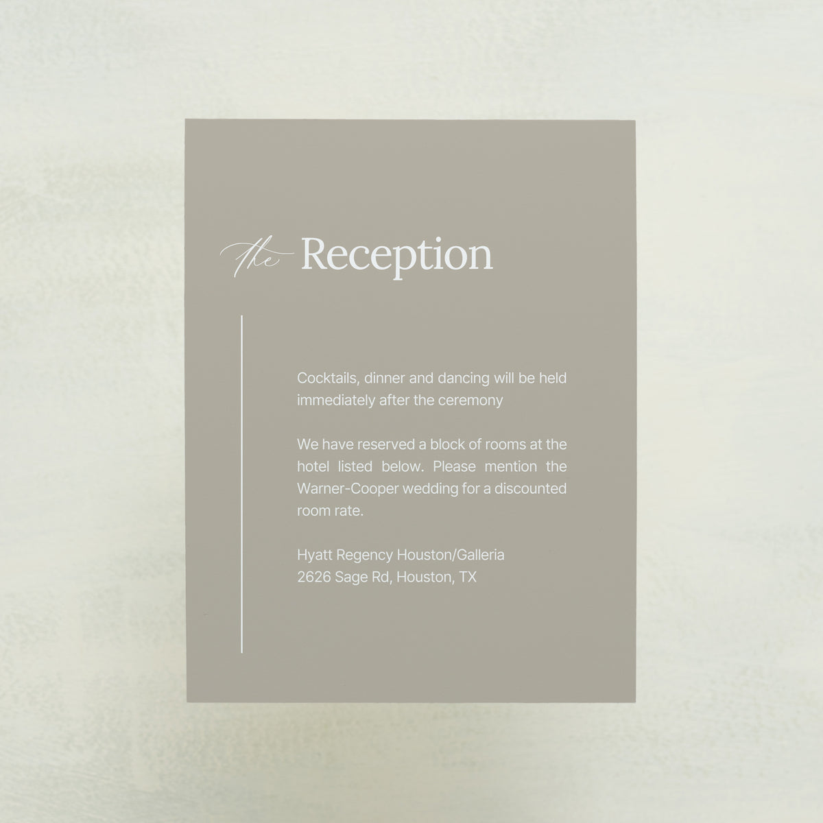 Intention Details Card