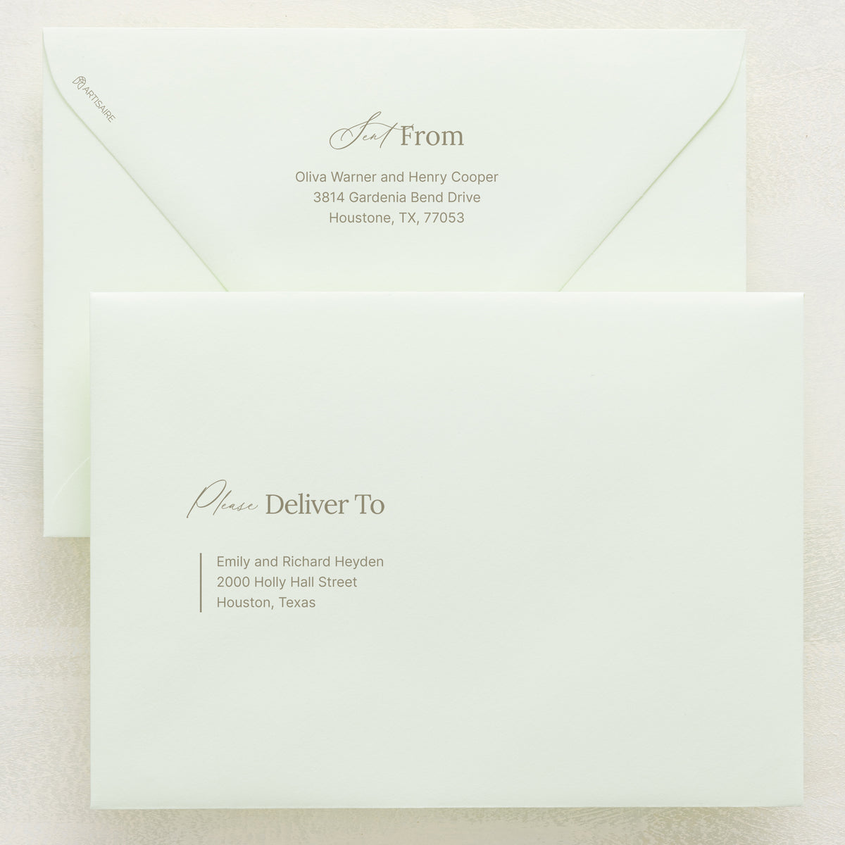 Intention Addressed Envelopes