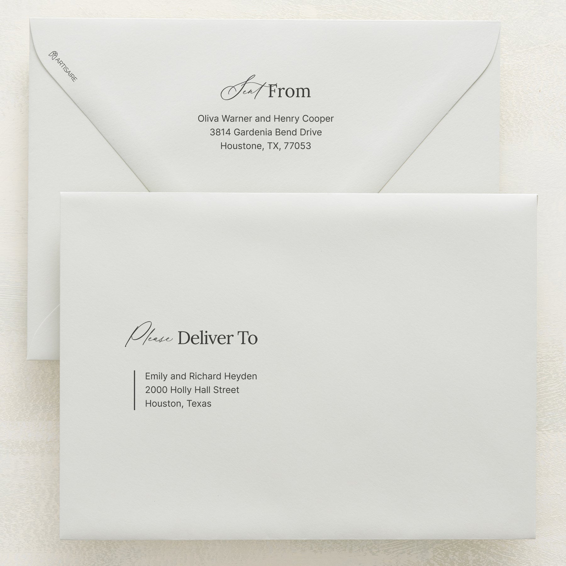 Intention Addressed Envelopes