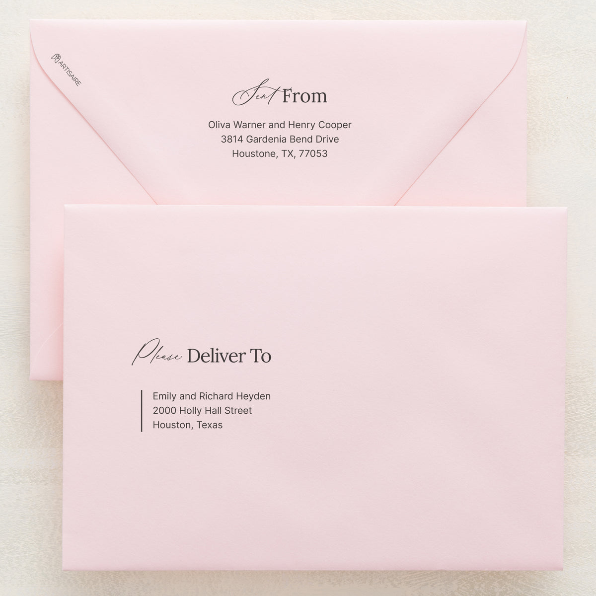 Intention Addressed Envelopes