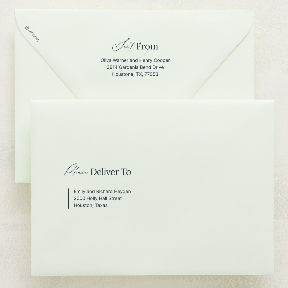 Intention Addressed Envelopes