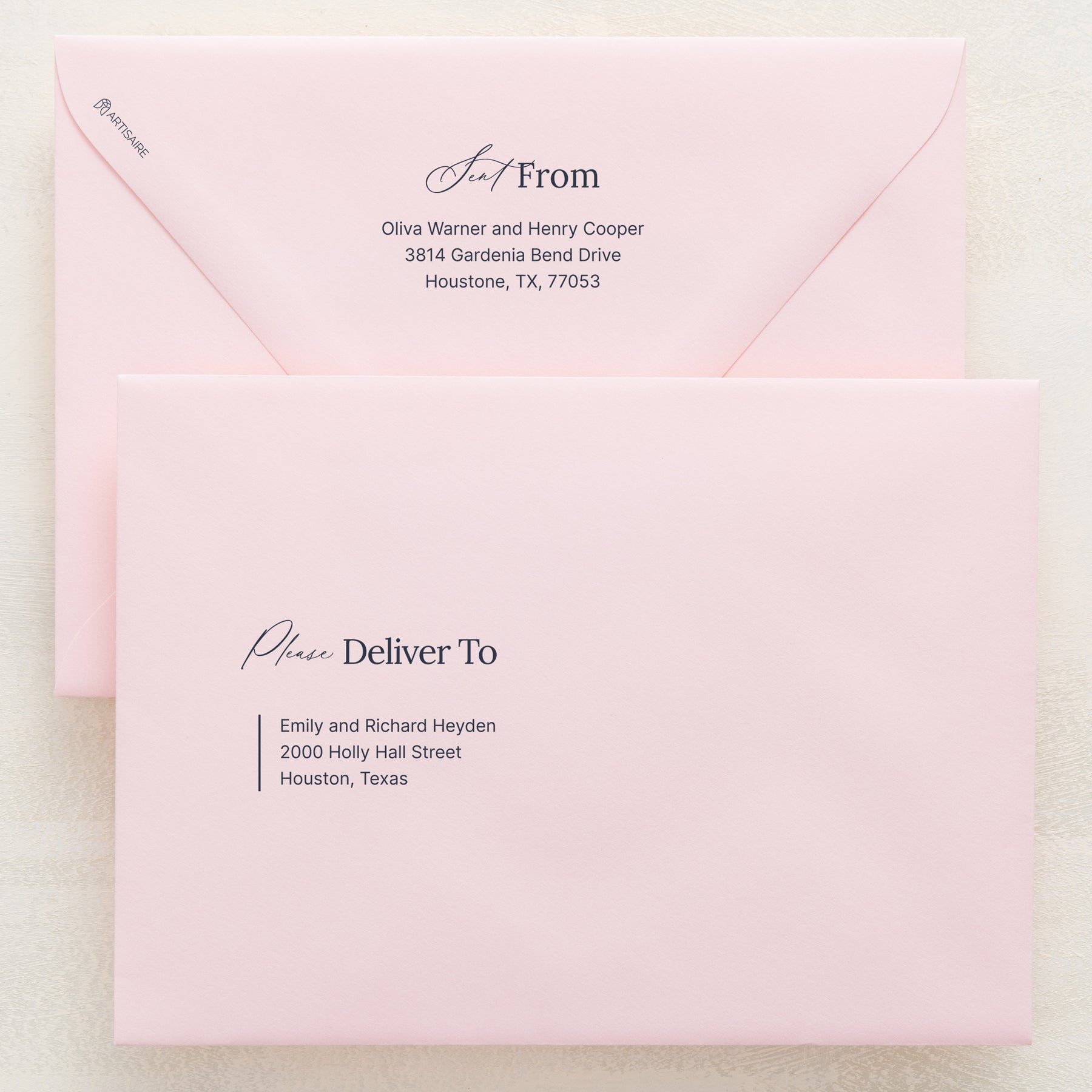 Intention Addressed Envelopes