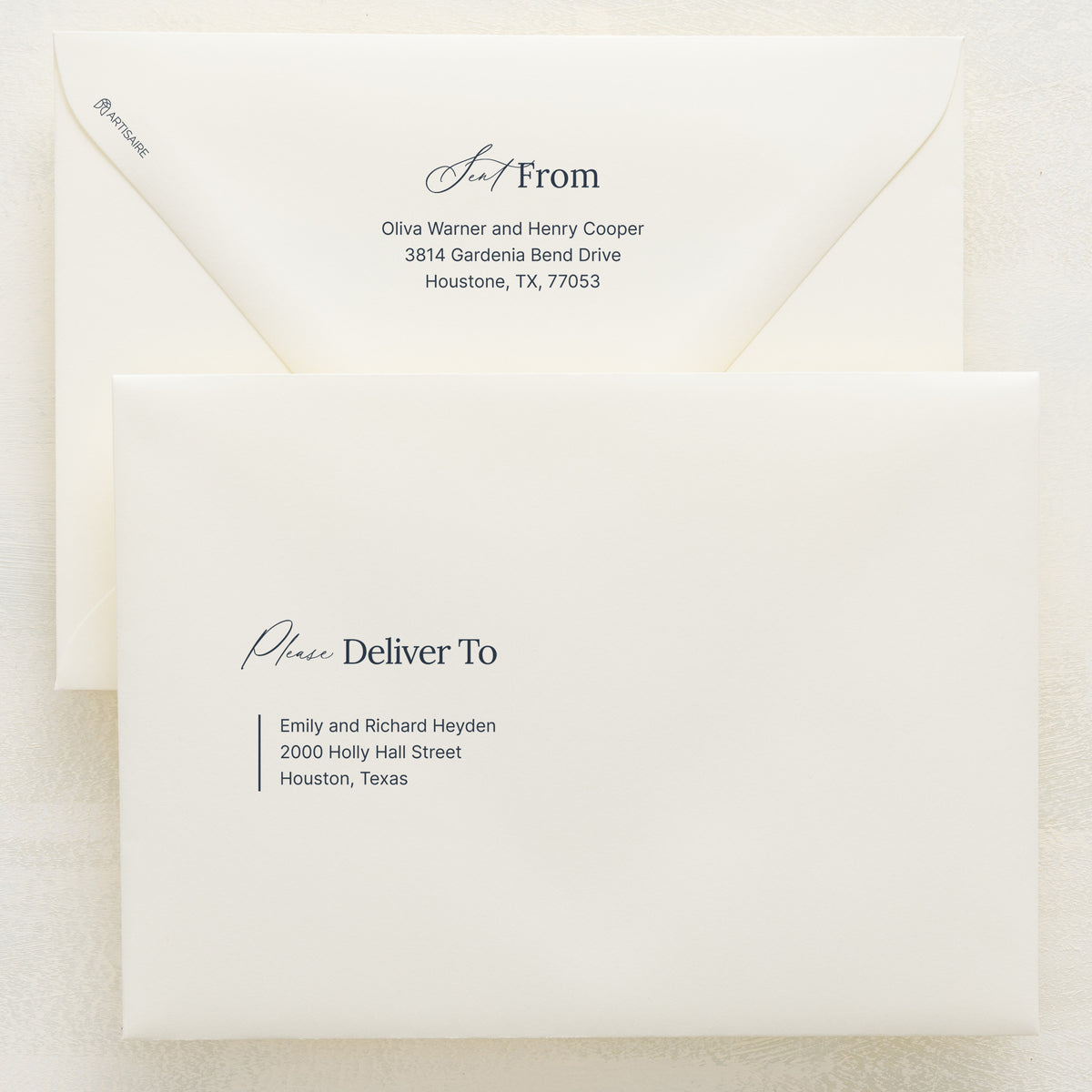 Intention Addressed Envelopes