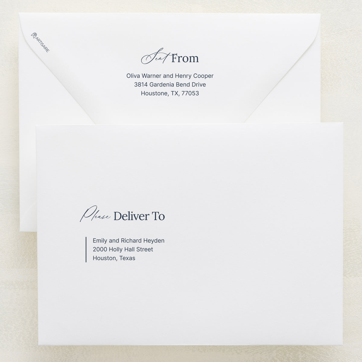 Intention Addressed Envelopes