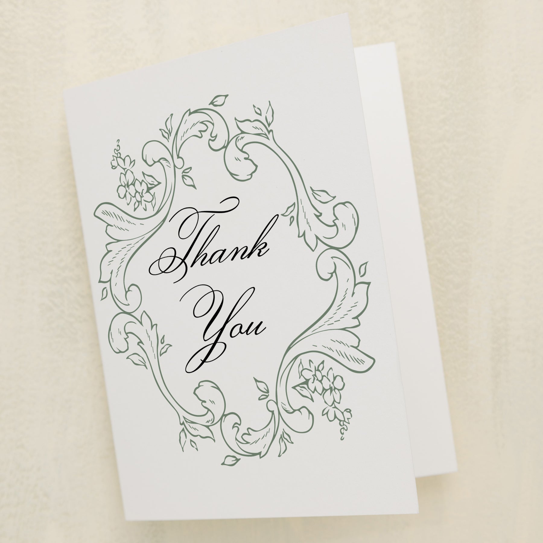 Garden Gate Thank You Cards