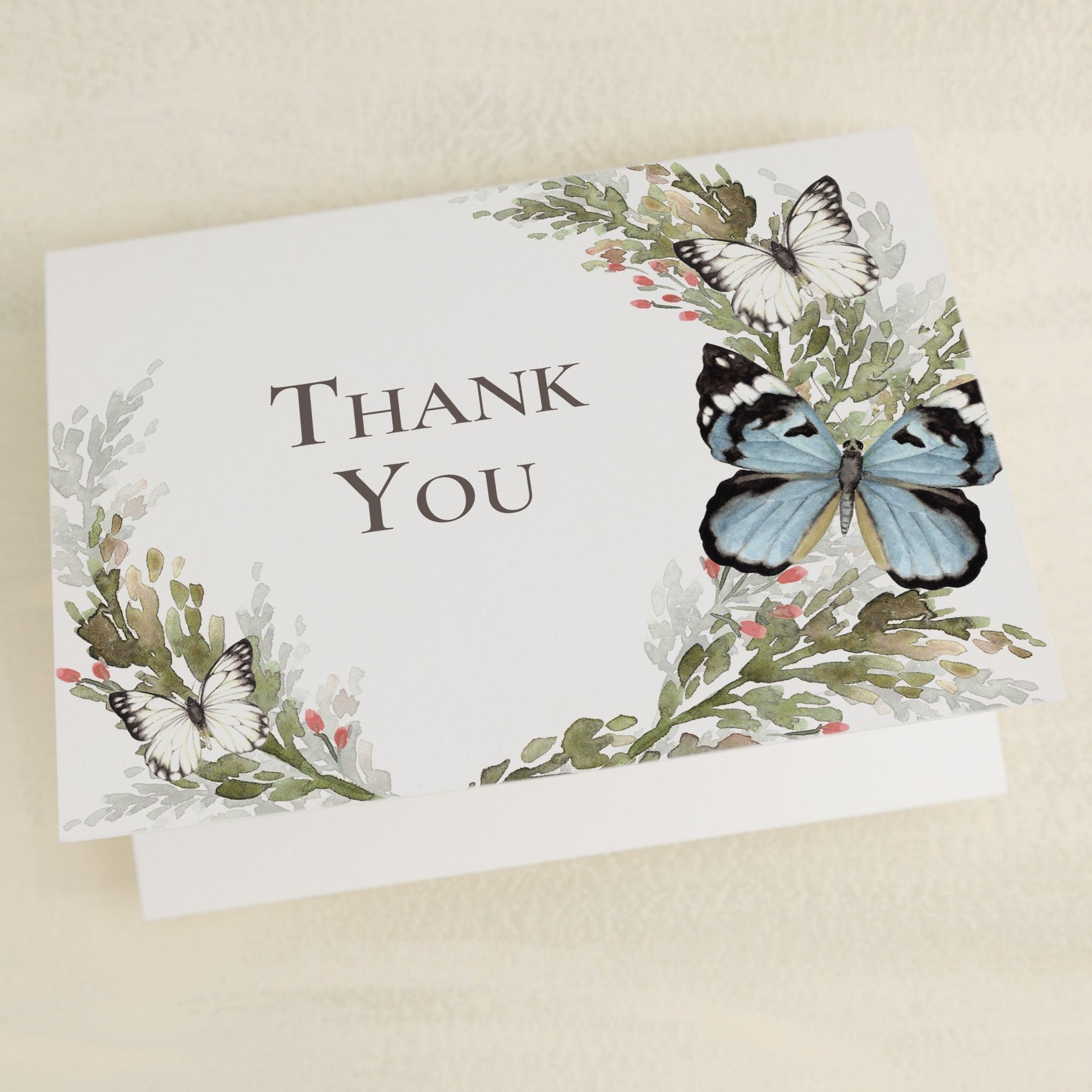 Hearts A Flutter Thank You Cards