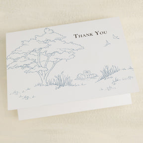 Swan Lake Thank You Cards