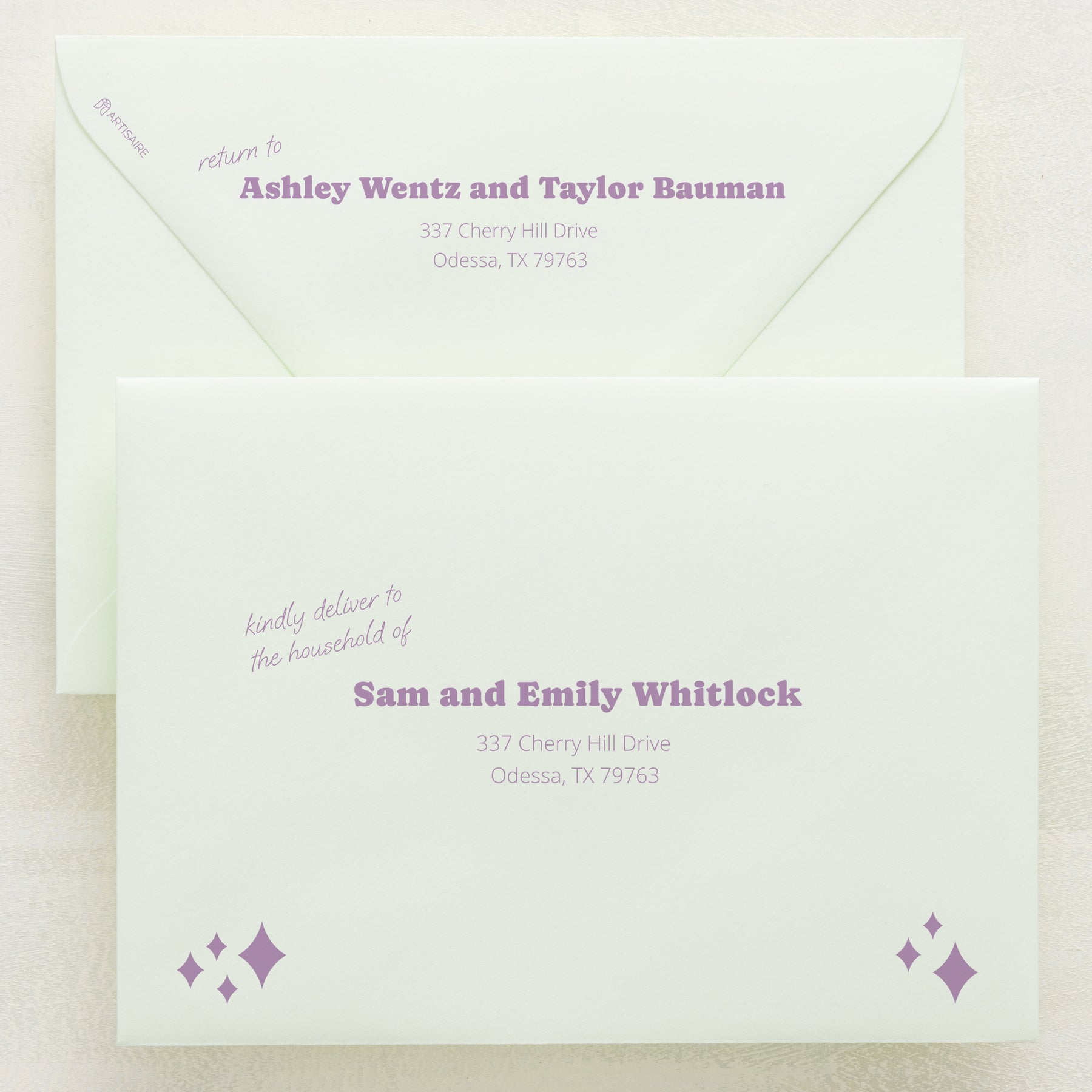 Wedlibs Addressed Envelopes