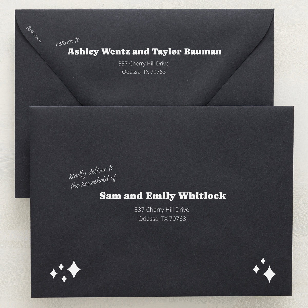 Wedlibs Addressed Envelopes