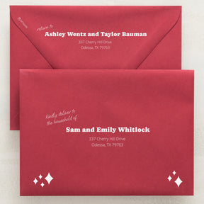 (Sample) Wedlibs Addressed Envelopes