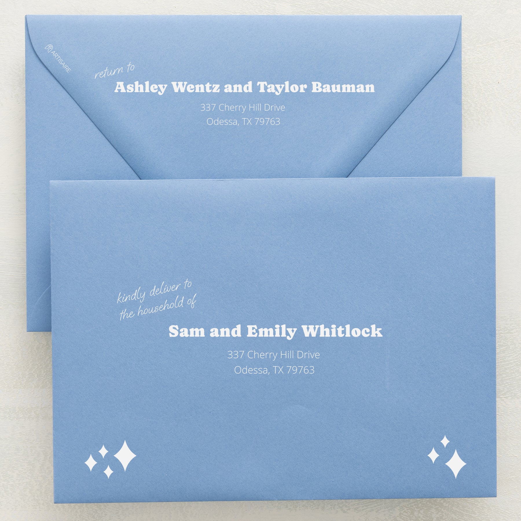 (Sample) Wedlibs Addressed Envelopes